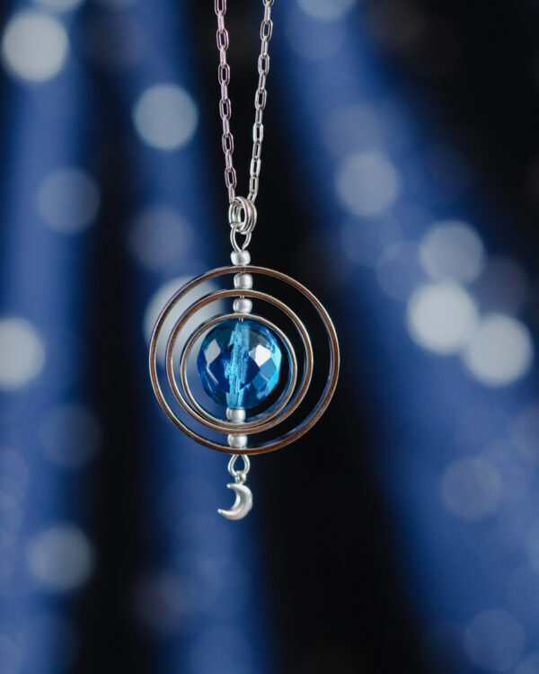 Sphère Armillaire - collier argentée – Image 4