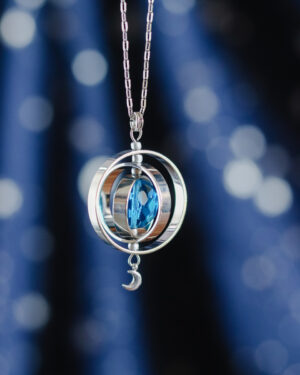 Sphère Armillaire - collier argentée