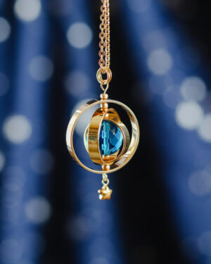 Sphère Armillaire - collier doré