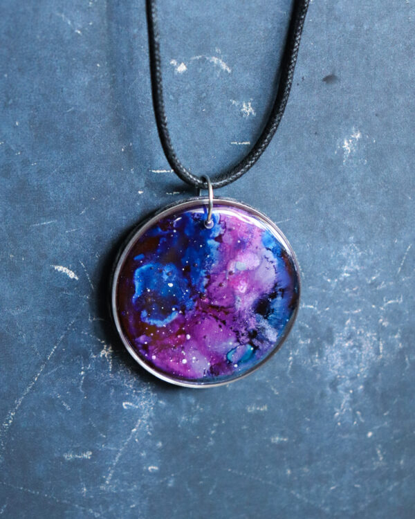 Nébuleuse - Collier - Argenté - L – Image 2