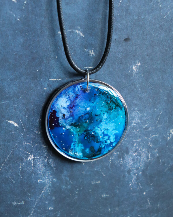 Nébuleuse - Collier - Argenté - L – Image 2
