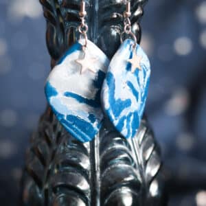 Le Cyanographe - Boucles d'oreilles