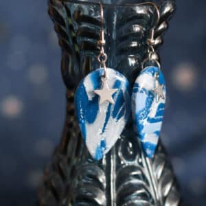 Le Cyanographe - Boucles d'oreilles