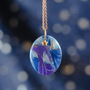 Collier "Bleu Sidéral"