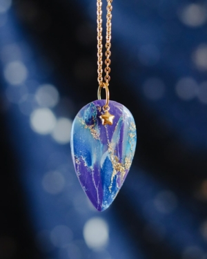 Collier "Bleu Sidéral"