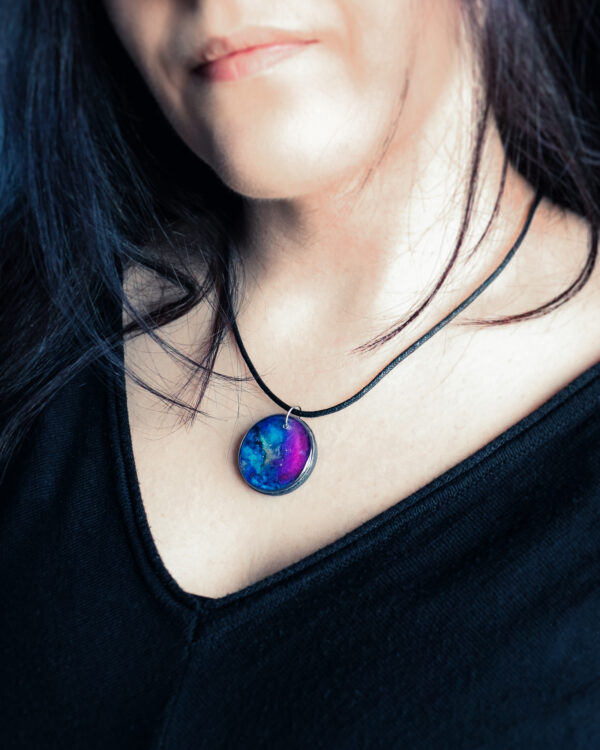 Nébuleuse - Collier - Argenté - S – Image 3