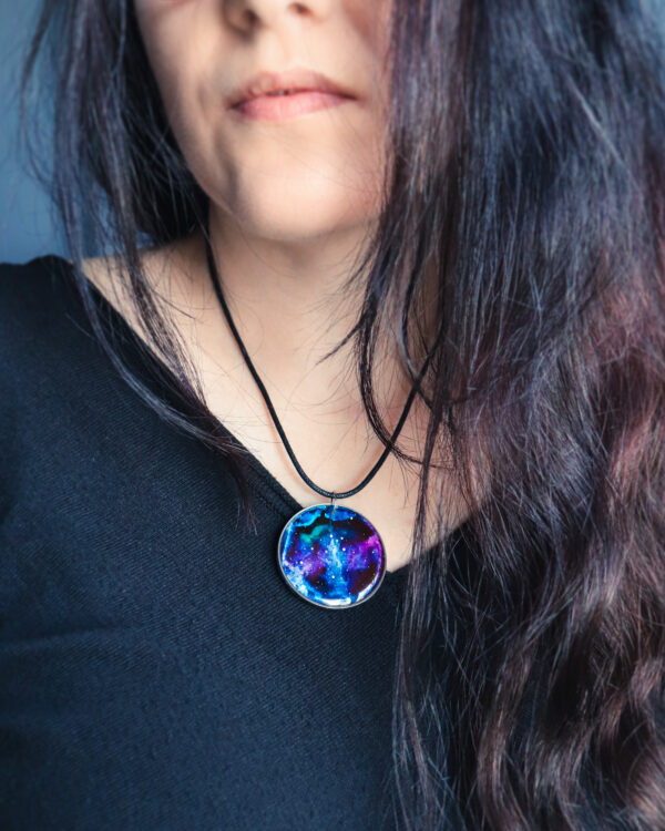 Nébuleuse - Collier - Argenté - L – Image 3