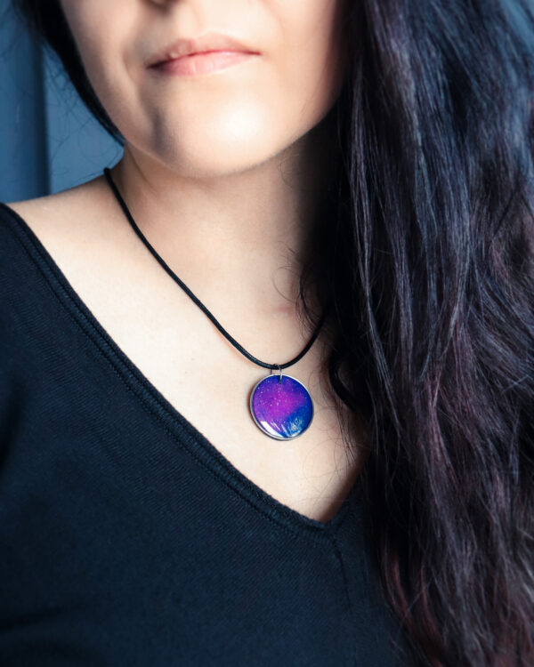 Nébuleuse - Collier - Argenté - S – Image 3