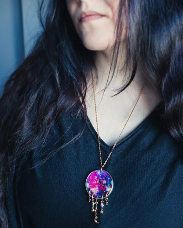 Nébuleuse - Collier - Doré – Image 3