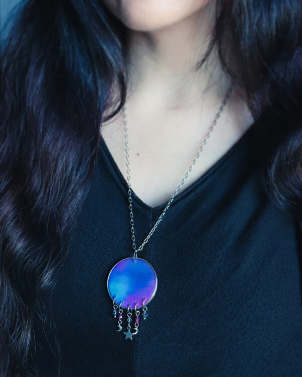 Nébuleuse - Collier - Argenté – Image 3