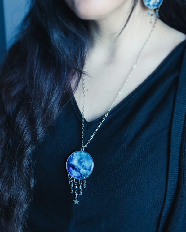 Nébuleuse - Collier - Argenté – Image 3