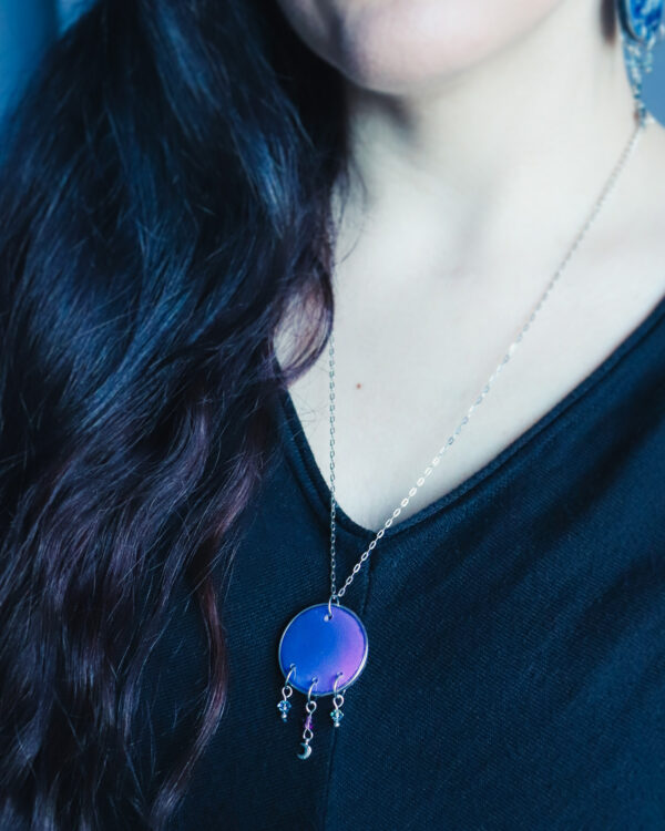 Nébuleuse - Collier - Argenté – Image 3