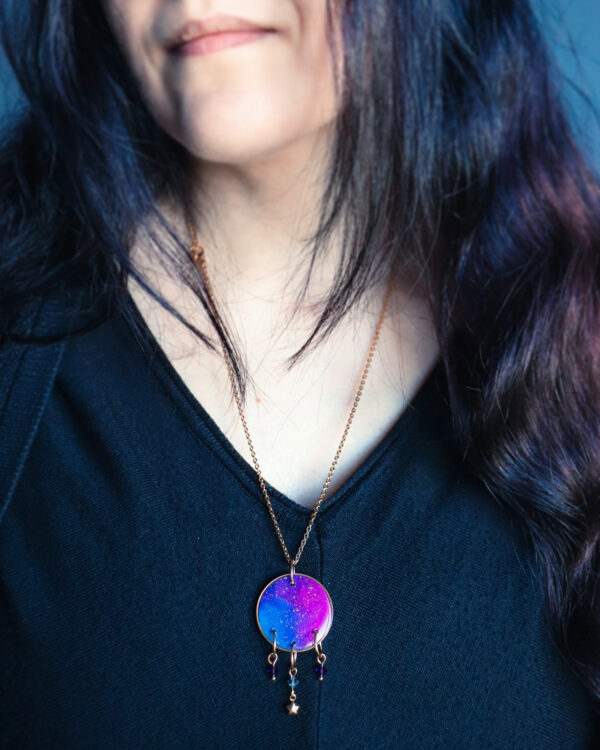 Nébuleuse - Collier - Doré – Image 3