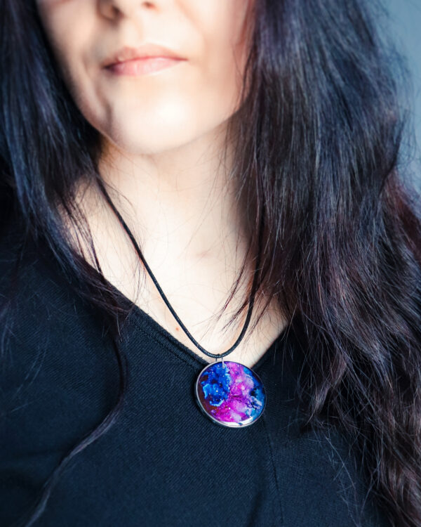 Nébuleuse - Collier - Argenté - L – Image 3