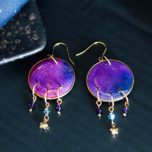 Boucles d'oreilles "Nébuleuse"