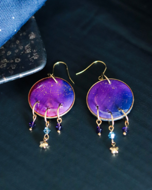 Boucles d'oreilles "Nébuleuse"