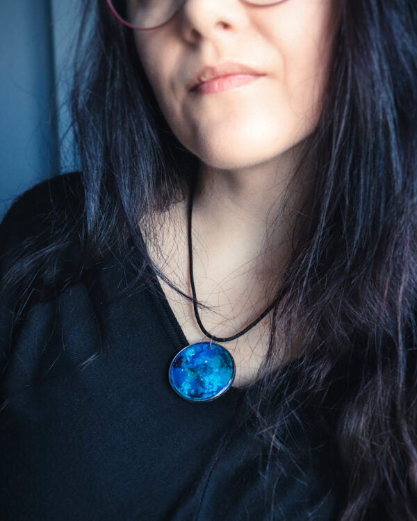 Nébuleuse - Collier - Argenté - L – Image 3