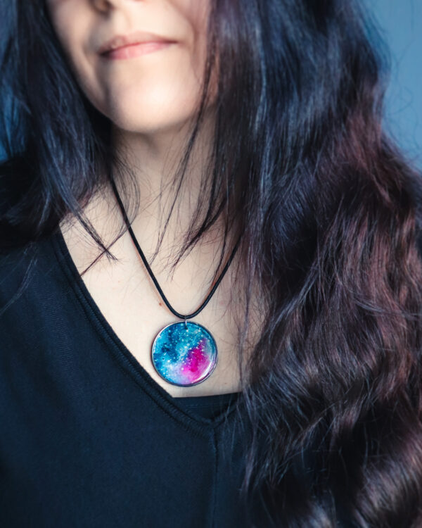 Nébuleuse - Collier - Argenté - L – Image 3