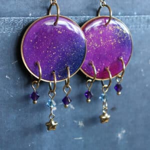 Boucles d'oreilles "Nébuleuse"