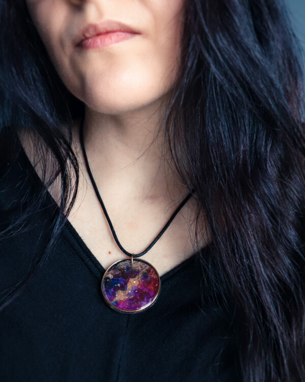 Nébuleuse - Collier - Doré - L – Image 3