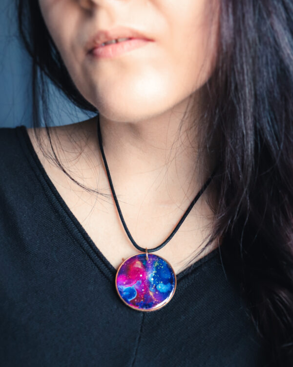 Nébuleuse - Collier - Doré - L – Image 3