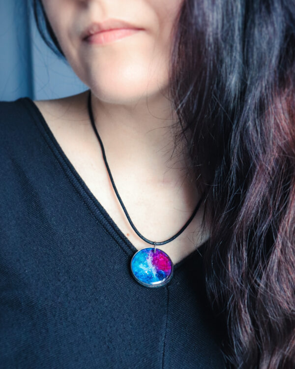 Nébuleuse - Collier - Argenté - S – Image 3