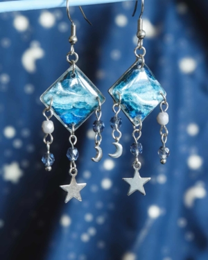 Boucles d'oreilles "Onéirite"