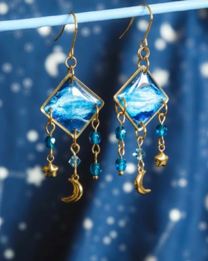 Boucles d'oreilles "Onéirite"