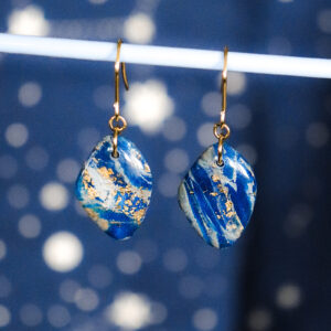 Le Cyanographe - boucles d'oreilles