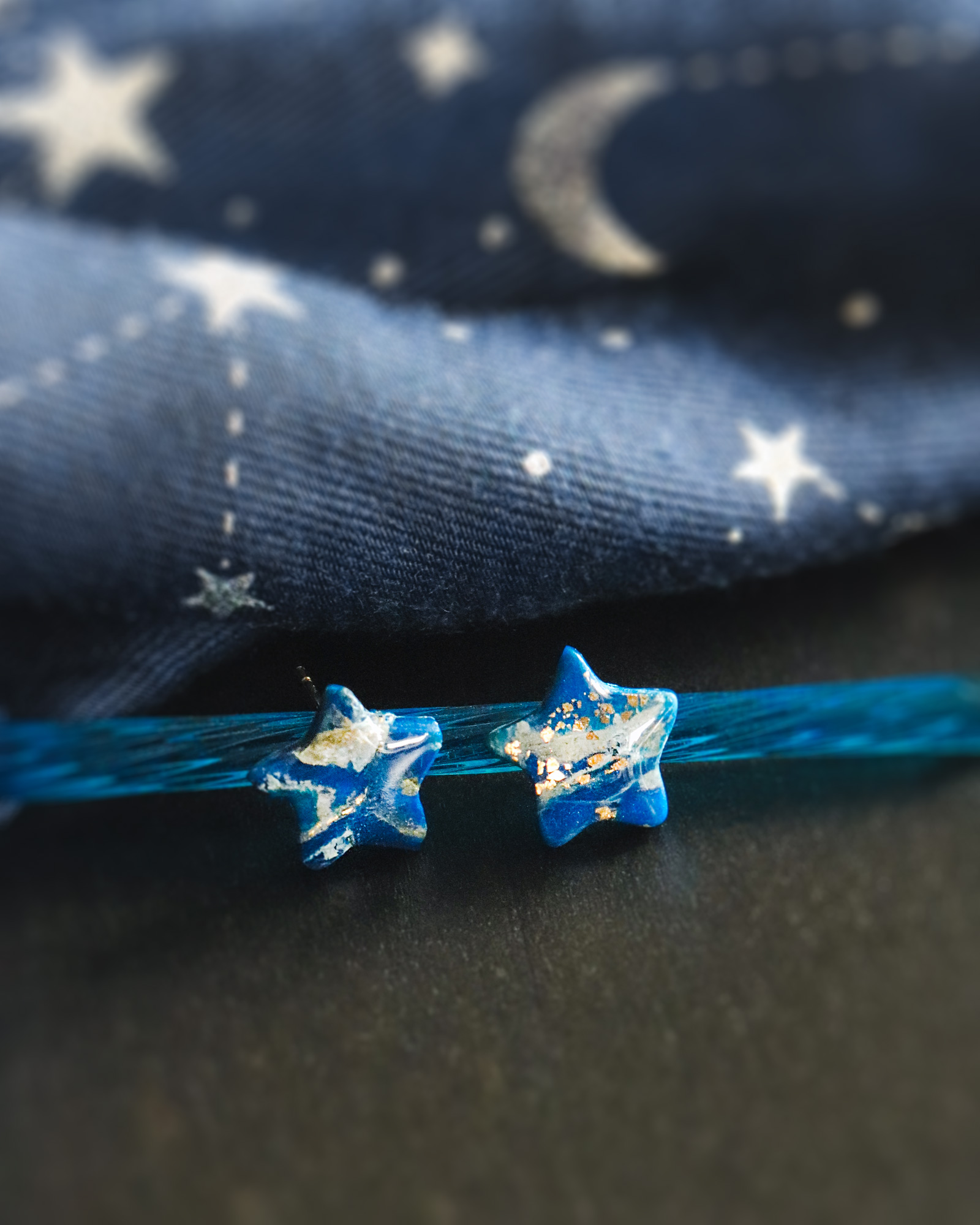 Le Cyanographe - boucles d'oreilles – Image 3