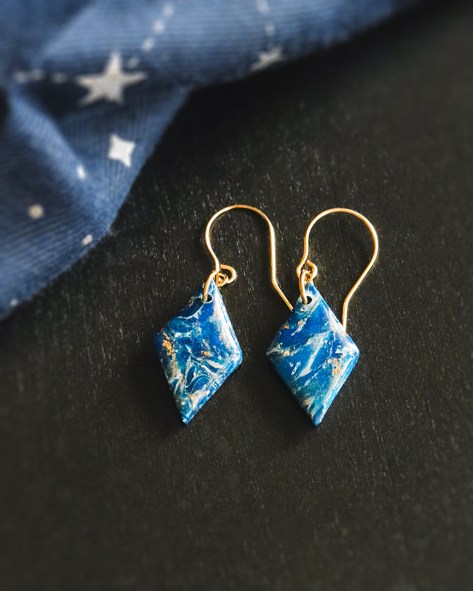 Le Cyanographe - boucles d'oreilles – Image 3