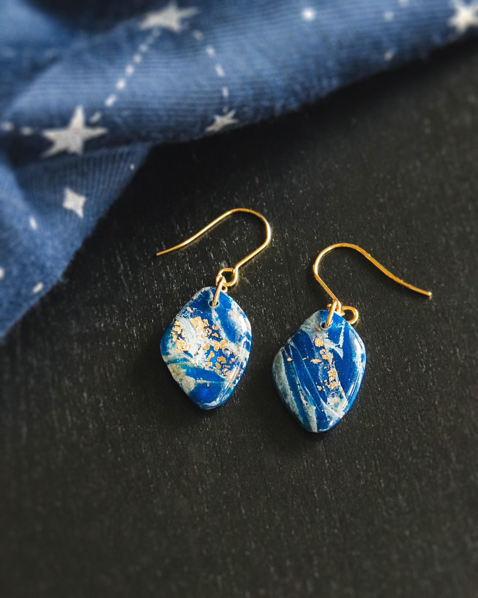 Le Cyanographe - boucles d'oreilles – Image 3