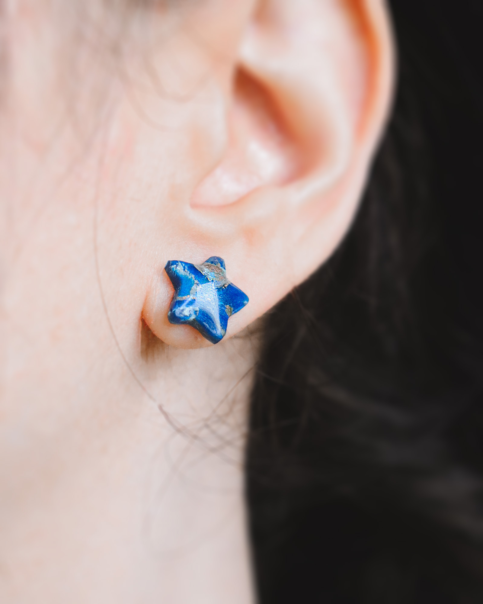 Le Cyanographe - boucles d'oreilles – Image 2