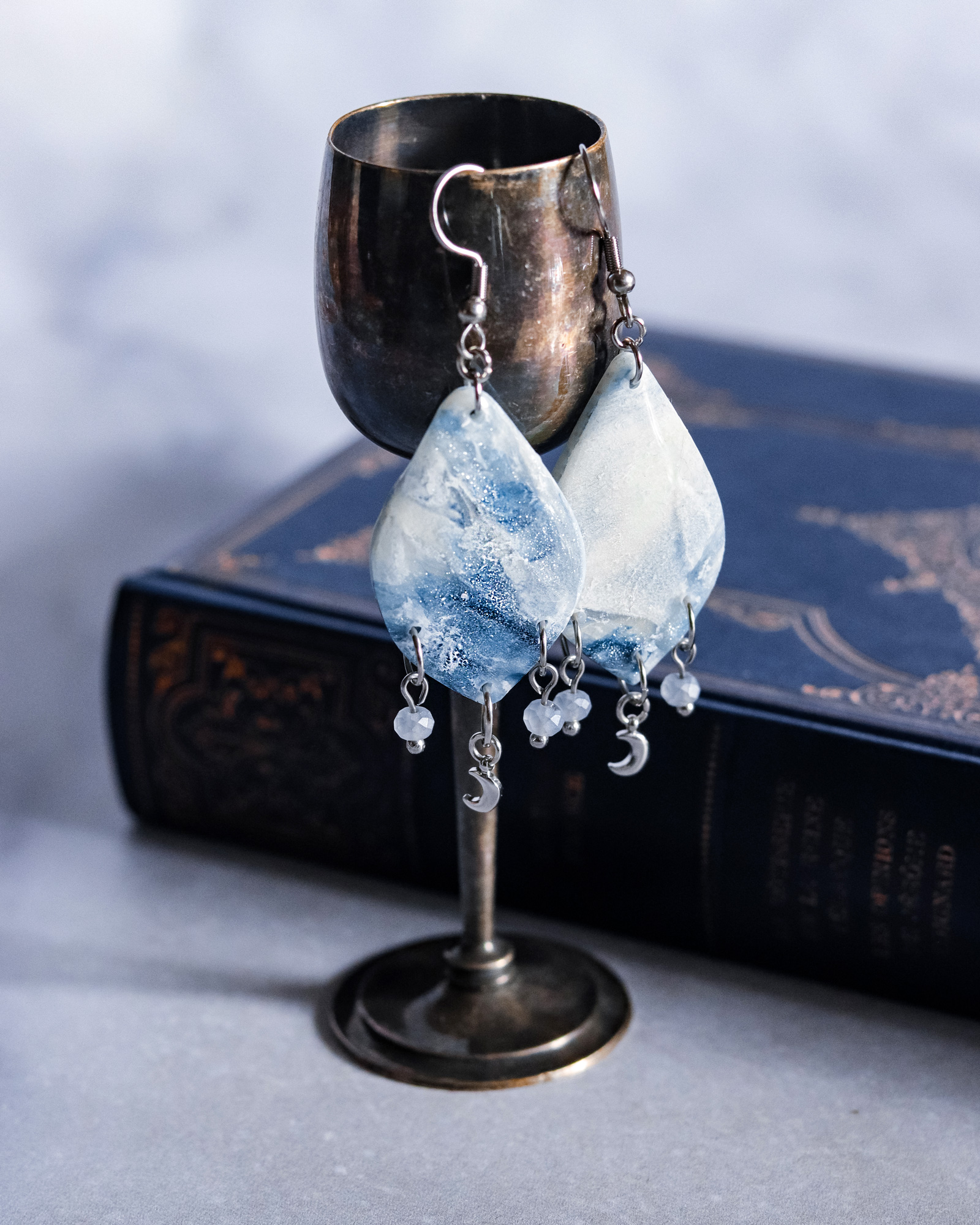 Le Cyanographe - boucles d'oreilles – Image 2