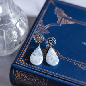 Le Cyanographe - boucles d'oreilles