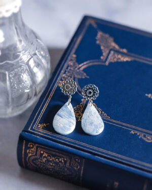 Le Cyanographe - boucles d'oreilles