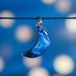 Pendant Lune ascendante - supplément pour boucles d'oreilles