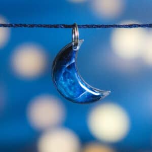 Pendant Lune descendante - supplément pour boucles d'oreilles