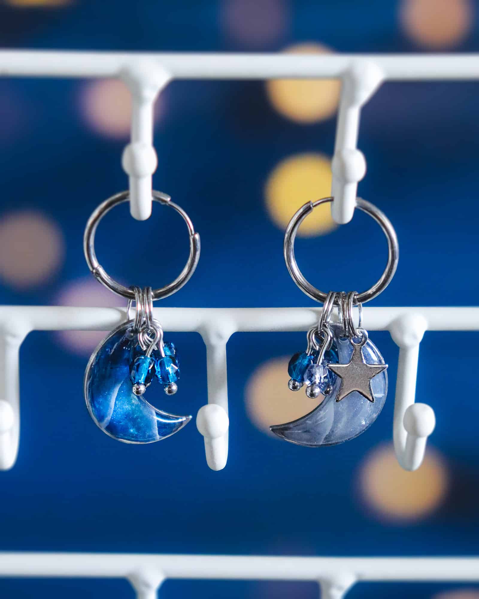 Boucles d'oreilles à personnaliser "Lune argentée" – Image 5