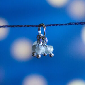 Bouquet de perles - gris - supplément