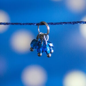 Bouquet de perles - bleu - supplément