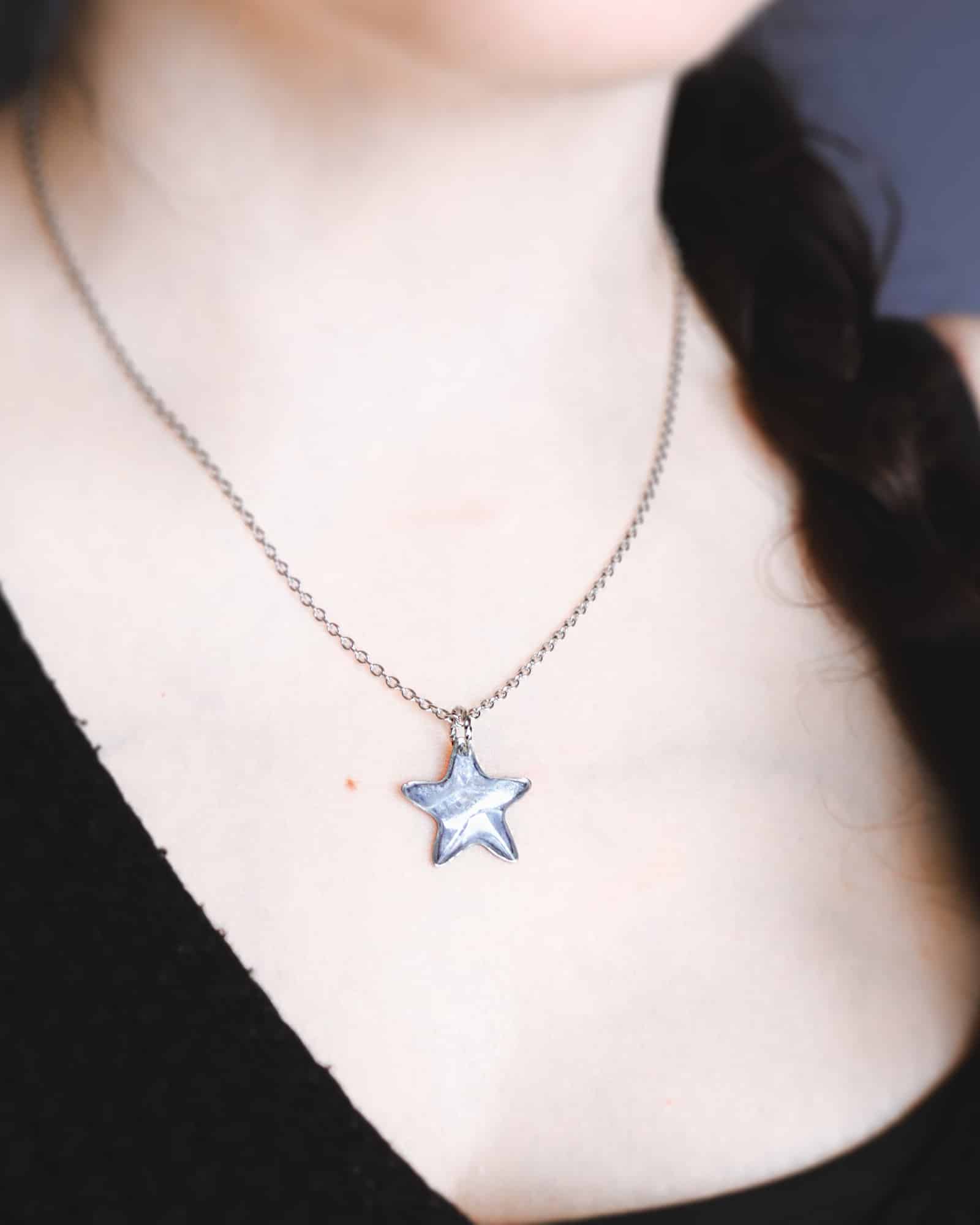 Collier à personnaliser "Étoile argentée" – Image 14