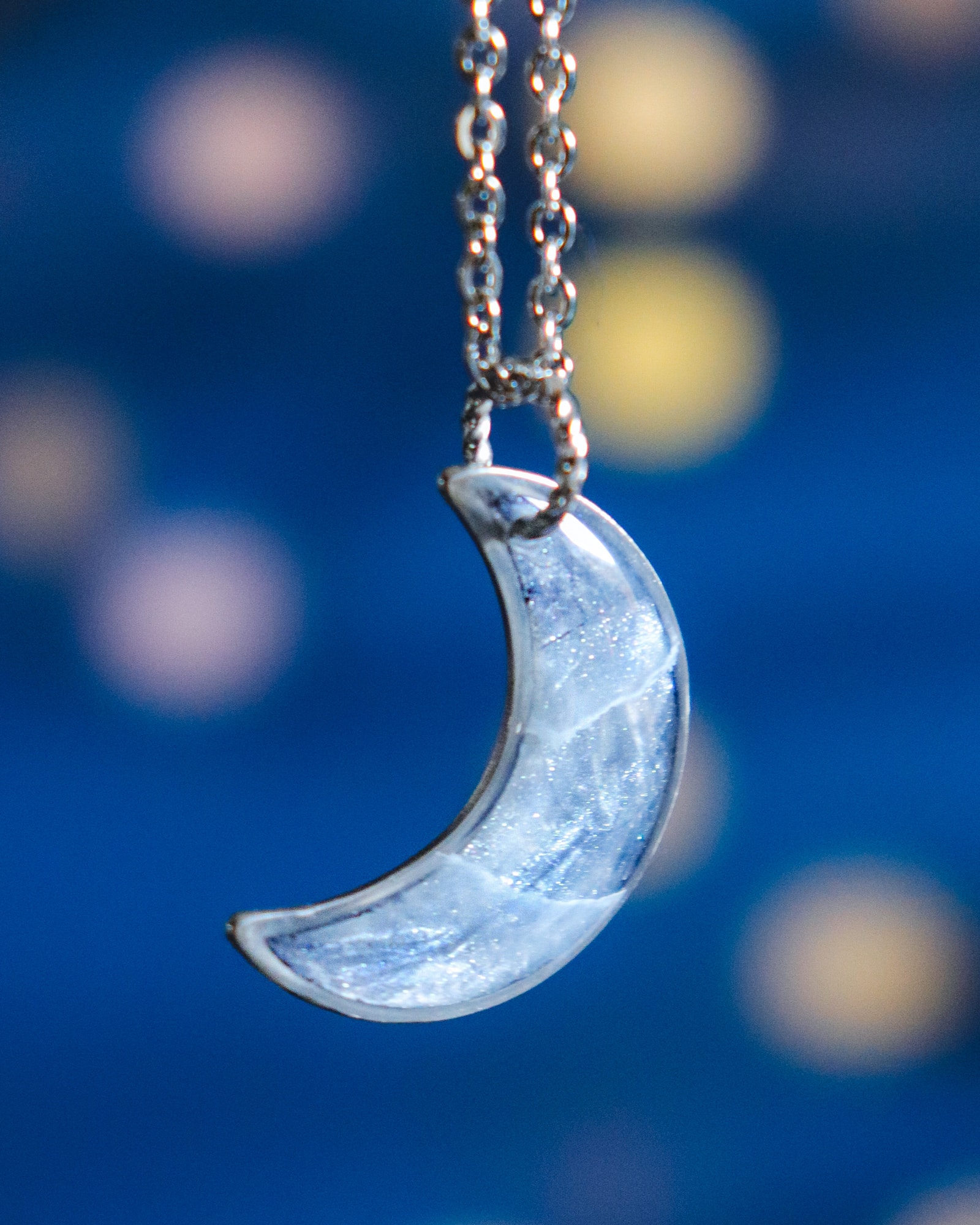 Collier à personnaliser "Lune argentée" – Image 3