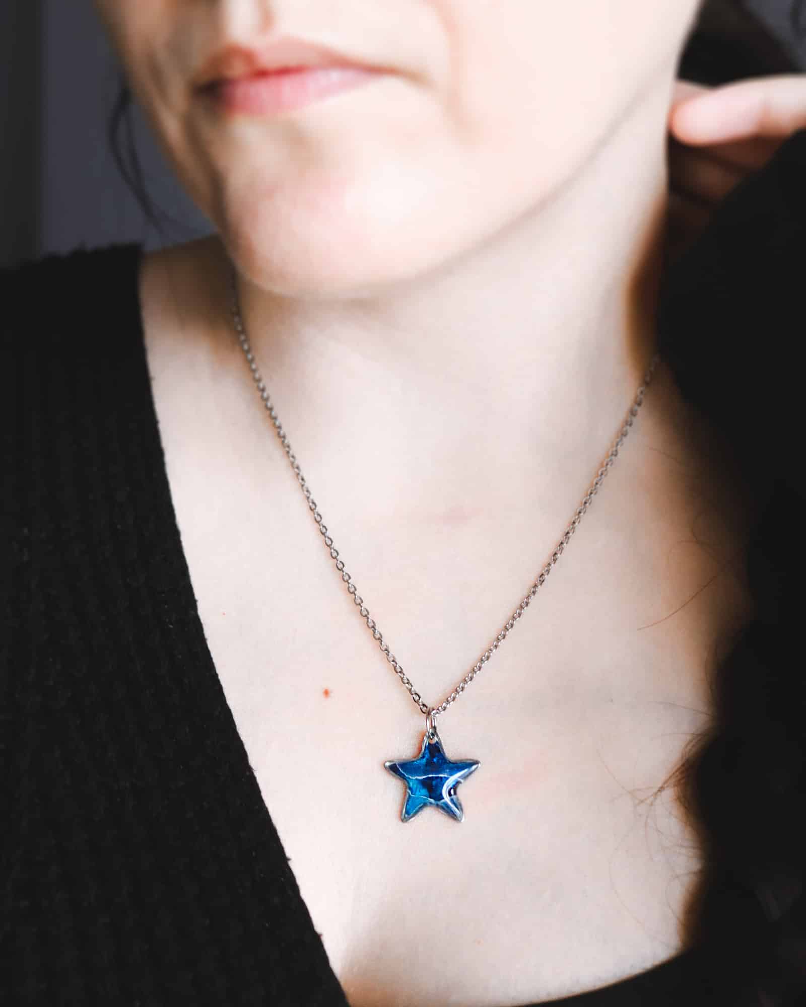 Collier à personnaliser "Étoile argentée" – Image 10