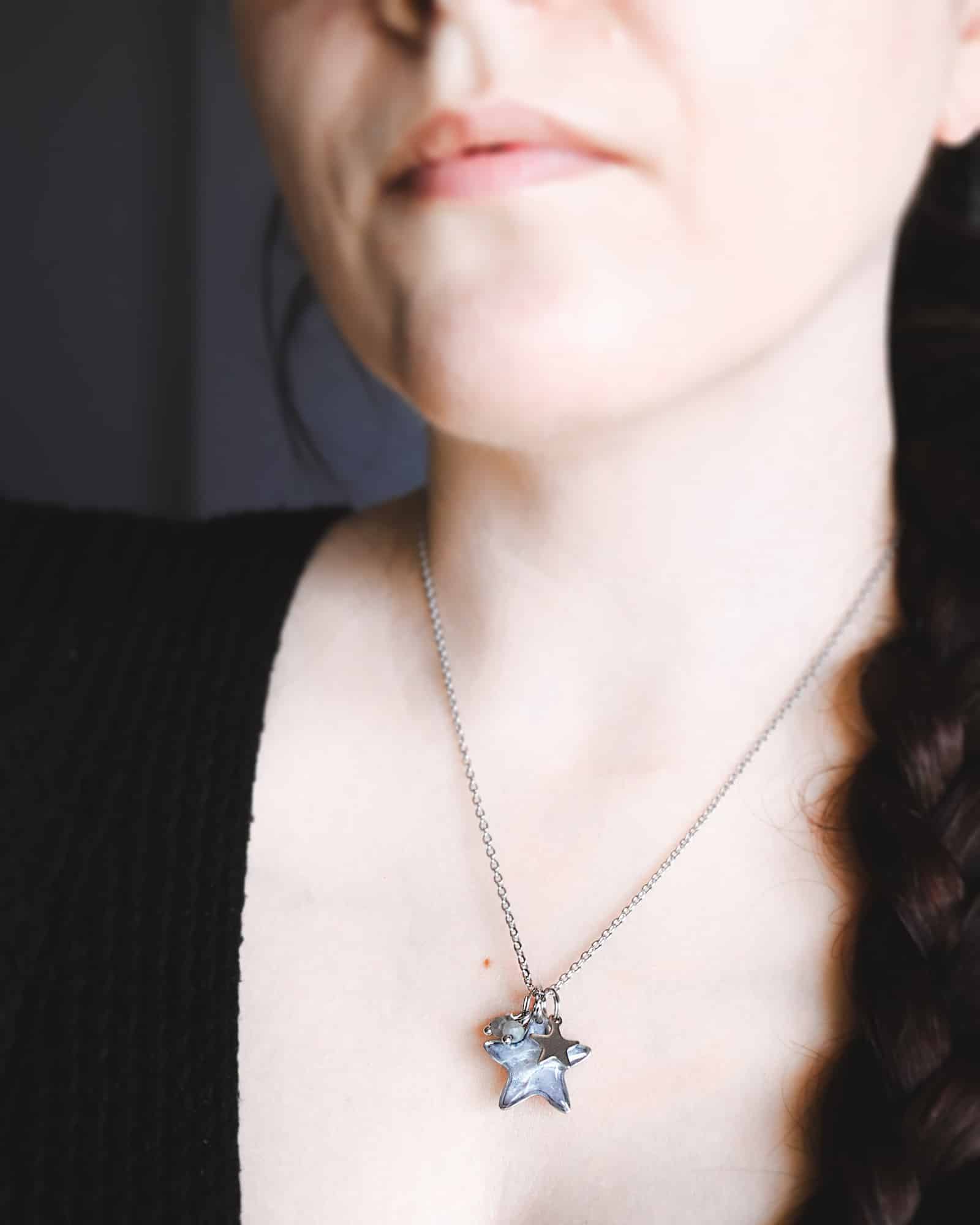 Collier à personnaliser "Étoile argentée" – Image 11