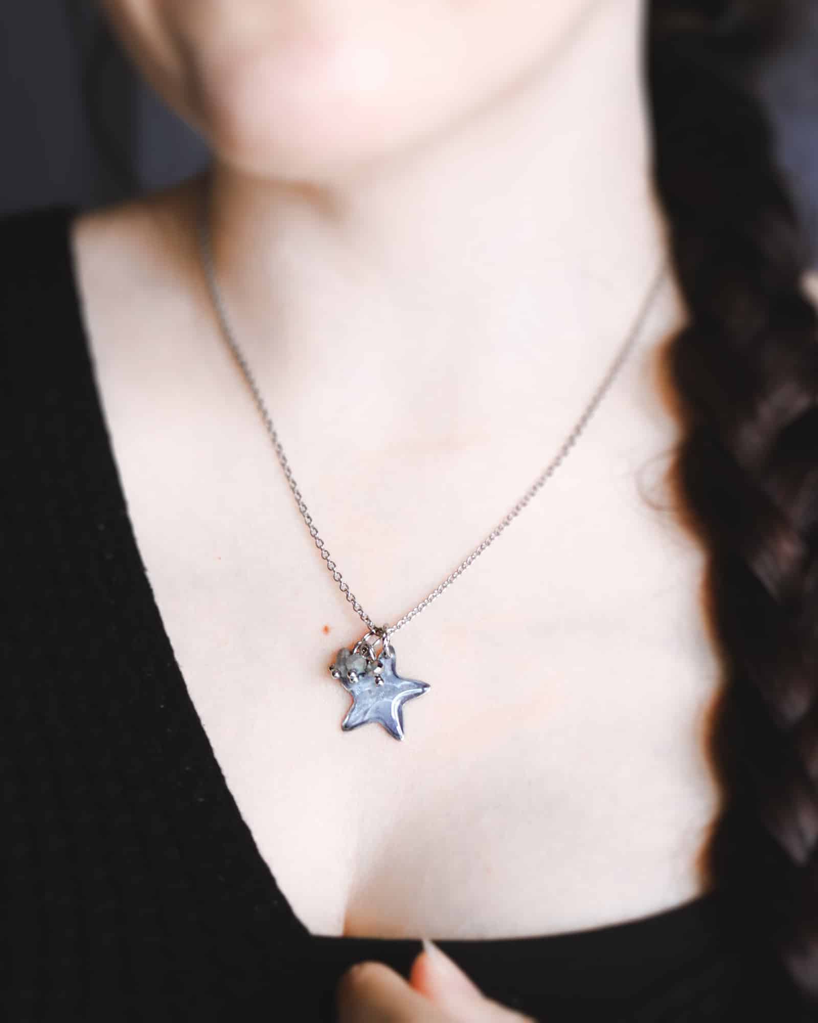 Collier à personnaliser "Étoile argentée" – Image 12
