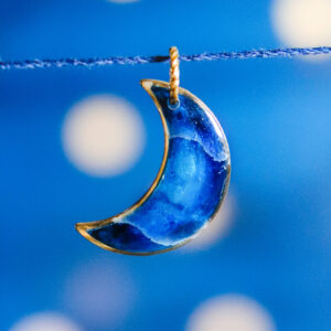 Pendentif Lune ascendante - supplément pour collier