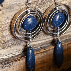 Boucles d'oreilles "Astra" argentées