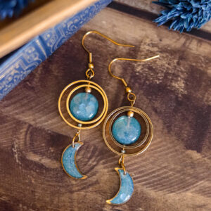 Boucles d'oreilles "Luna" dorées
