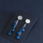 Boucles d'oreilles "La Nuit" cascade - Rue de Minuit